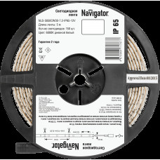 Светодиодная лента Navigator 71 767 NLS-5050СW30-7.2-IP65-12V R5