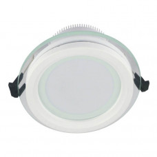 Встраиваемый светодиодный светильник Lumina Deco Saleto LDC 8097-ROUND-GL-18WSMD-D200 WT