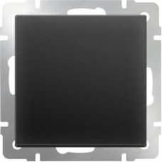 Выключатель одноклавишный черный матовый WL08-SW-1G 4690389054136