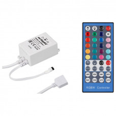 Контроллер-регулятор цвета RGBW с пультом ДУ Arlight LN-IR40 LN-IR40B-2 (RGBW,12-24V,96-192W, ПДУ 40кн)