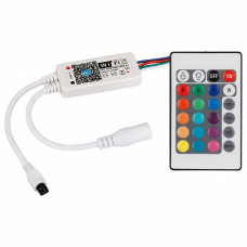 Контроллер-регулятор цвета RGBW с пультом ДУ Arlight LN-WIFI LN-WIFI-IR24B-2 (12V, 96W, ПДУ 24кн, RGBW)