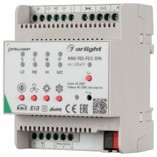 Контроллер климатический Arlight Intelligent KNX-703-FCC-DIN (230V, 3x6A)