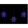 Светодиодная гирлянда Uniel занавес Снежинки-1 220V синий ULD-E1503-036/DTA Blue IP20 Snowflakes-1 UL-00001406